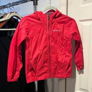 Columbia Vibrant Red Windbreaker